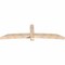 Ekena Millwork Bellingham Smooth Timber Gable Bracket, Douglas Fir, 96"W x 28"H x 5 1/2"D x 5 1/2"F, 7/12 Pitch GBW096X28X0606BEL00SDF - alternate 3
